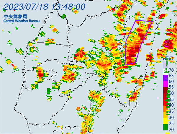 (持續更新)中台灣午後對流發展旺盛 16鄉鎮發布大雷雨即時訊