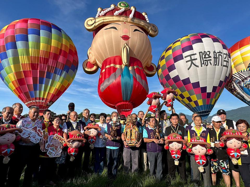 Q版媽祖熱氣球首度亮相 為台灣國際熱氣球嘉年華暖場
