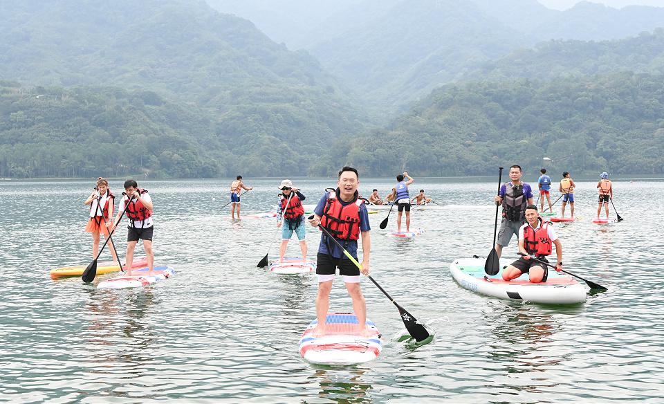大溪阿姆坪運動觀光新玩法 推划船獨木舟SUP立槳體驗