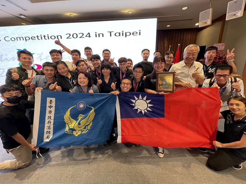 讓世界看到台灣救護水準 2024國際救護競賽台中隊勇奪冠軍