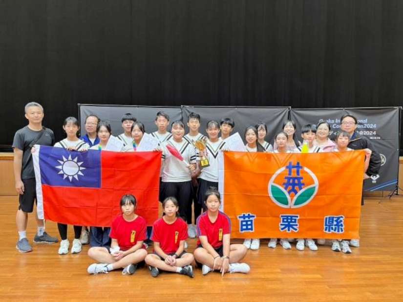 苗栗後龍鈴漾扯鈴隊國際賽再創佳績為國爭光