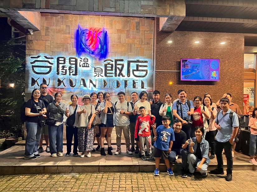 越南旅行社包機直飛台中 逾四百名旅客湧進谷關帶動國際觀光活力