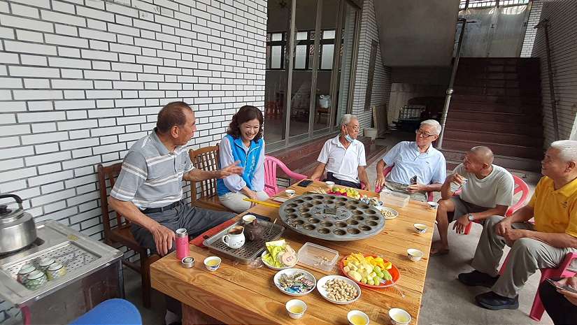 三芝智成忠義宮首創「老人共茶」創意 並打造貼心「五共」服務